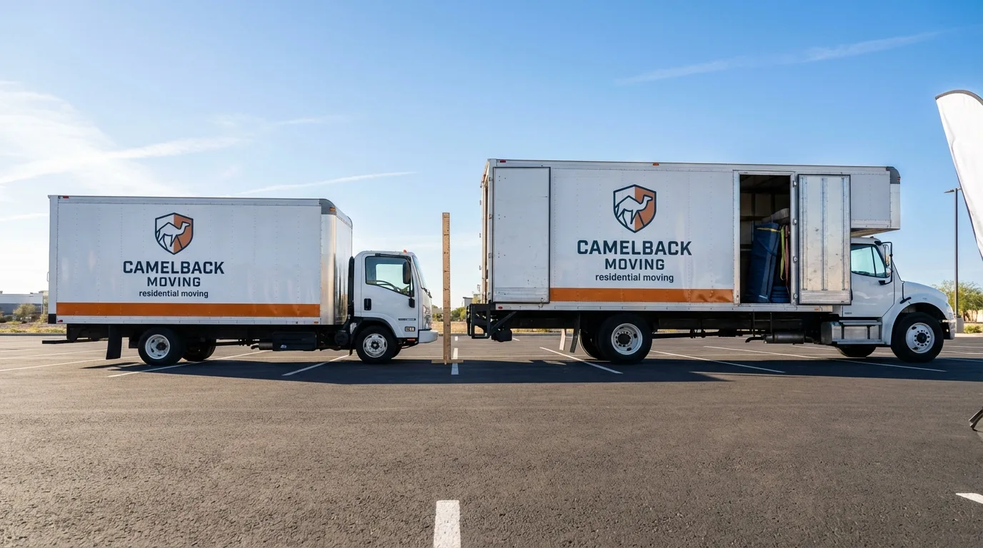 Moving truck size capacity guide in Womelsdorf